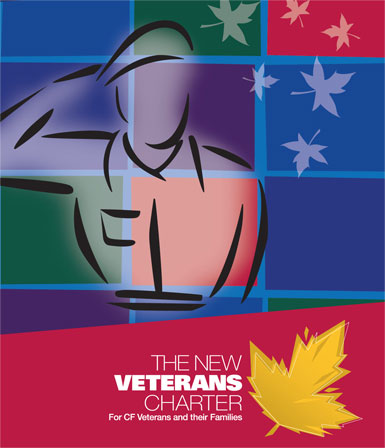 The booklet cover for the New Veterans Charter document.